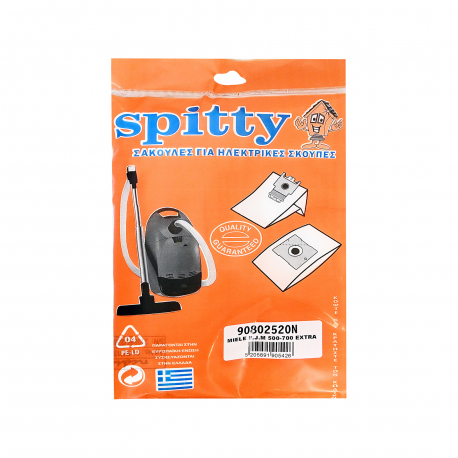 Spitty σακούλες ηλεκτρικής σκούπας No. 90802520ν - miele fjm 500-700 extra large