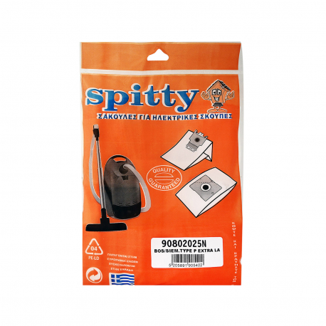 Spitty σακούλες ηλεκτρικής σκούπας No. 90802025ν extra large