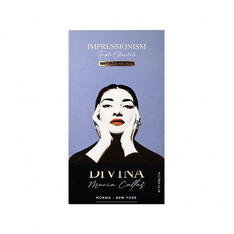 DIVINA ΣΟΚΟΛΑΤΑ MARIA CALLAS IMPRESSIONISM TRIPLE CHOCOLATE (100g)
