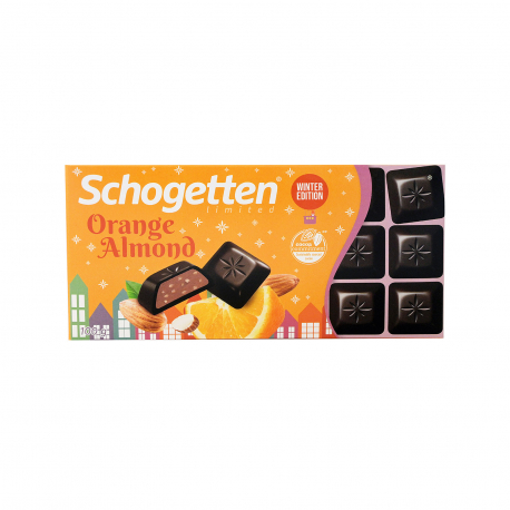 Schogetten σοκολάτα υγείας orange almond (100g)