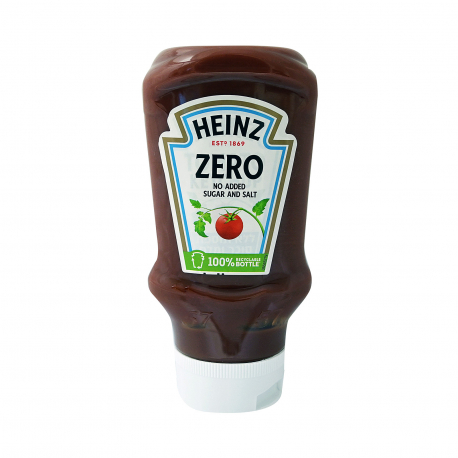 Heinz κέτσαπ zero - χωρίς προσθήκη ζάχαρης (425g)