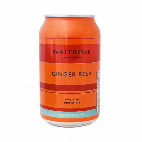 Waitrose αναψυκτικό ginger beer - χωρίς προσθήκη ζάχαρης (330ml)
