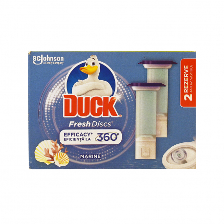 Duck block wc χωρίς θήκη fresh discs marine (2x36ml)
