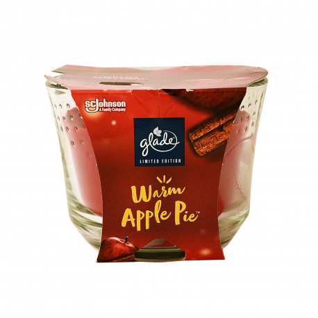 Glade κερί αρωματικό warm apple pie (224g)
