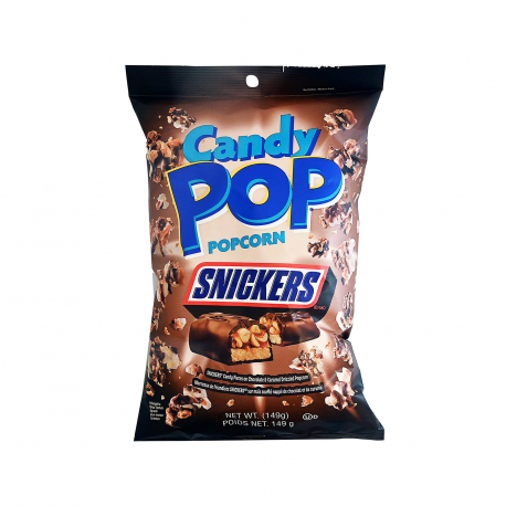 Candy pop ποπ κορν snickers - νέο προϊόν (149g)