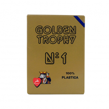 Modiano τράπουλα πλαστική golden trophy No. 1 μπλε