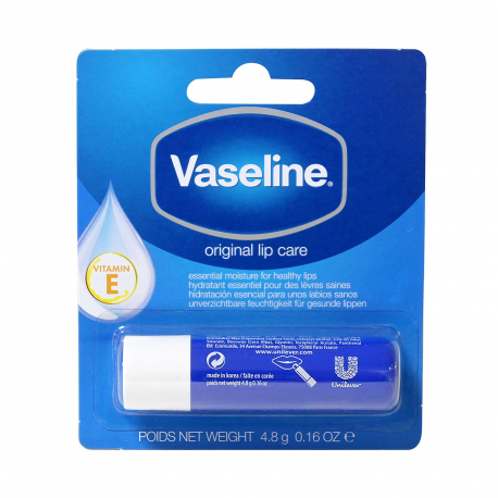 Vaseline lip balm original - νέο προϊόν (4.8g)