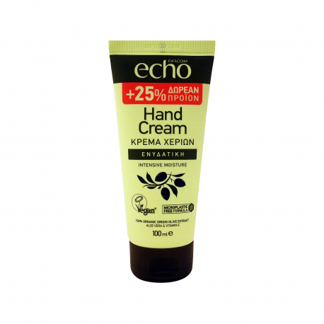 Echo ενυδατική κρέμα χεριών (75ml) (25% περισσότερο προϊόν)