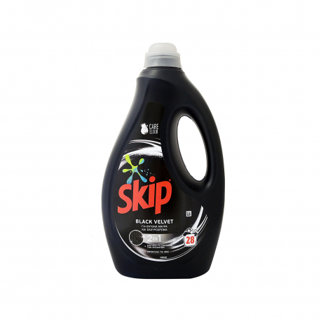Skip υγρό απορρυπαντικό πλυντηρίου ρούχων black velvet 1,4lt (28μεζ.)