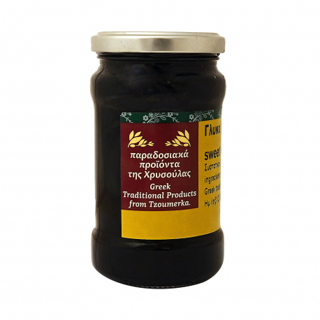 Παραδοσιακά προϊόντα της Χρυσούλας γλυκό κουταλιού βατόμουρο - νέο προϊόν (380g)