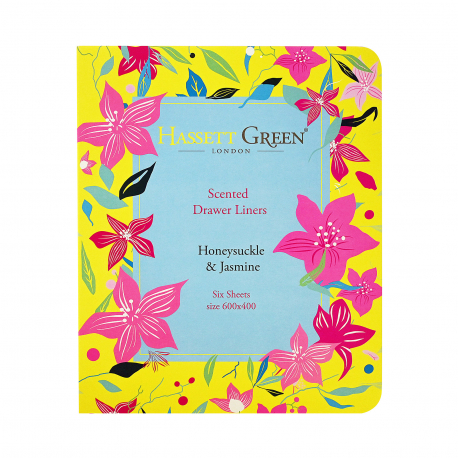 Hassett green αρωματικά χαρτιά συρταριού honeysuckle & jasmine (6τεμ.)