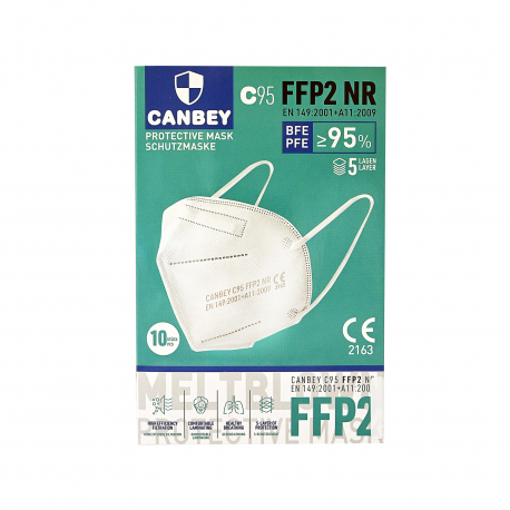 Canbey μάσκα υψηλής προστασίας ffp2 (10τεμ.)