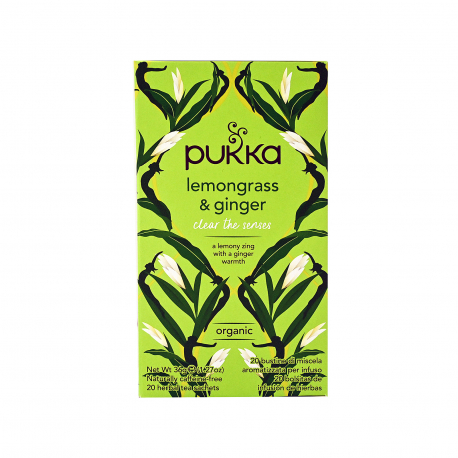 Pukka τσάι lemongrass & ginger - βιολογικό (20φακ.)