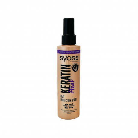 Syoss spray μαλλιών keratin heat (200ml)