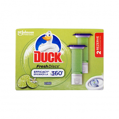 Duck block wc χωρίς θήκη fresh discs lime (2x36ml)