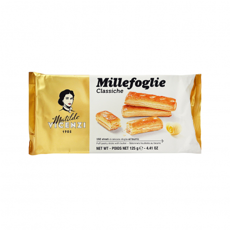 Matilde Vicenzi μπισκότα σφολιατίνες millefoglie classic (125g)