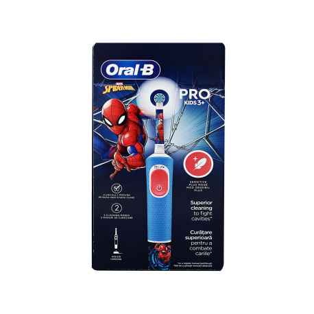 Oral- B οδοντόβουρτσα ηλεκτρική παιδική pro kids spiderman 3+ ετών