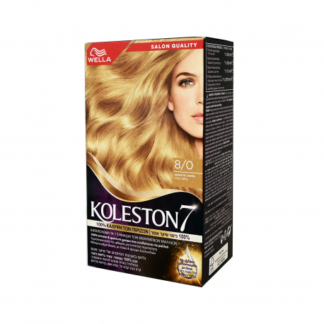 Wella βαφή μαλλιών koleston ξανθό ανοιχτό Νο. 8 (50ml)