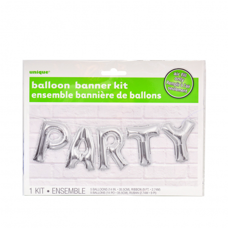 Unique επιγραφή μπάνερ για πάρτυ γενεθλίων balloon banner kit 53681