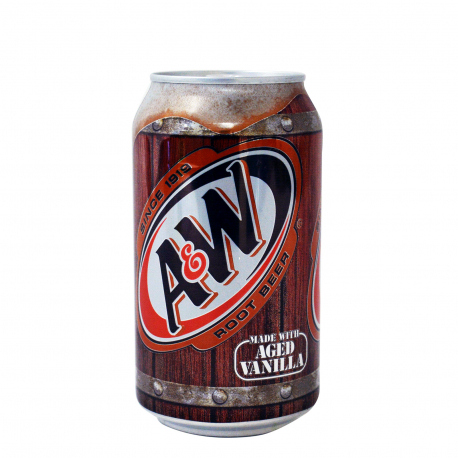 A&W αναψυκτικό root beer with aged vanilla caffeine free (355ml)