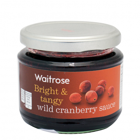 Waitrose μαρμελάδα bright & tangy wild cranberry (205g)