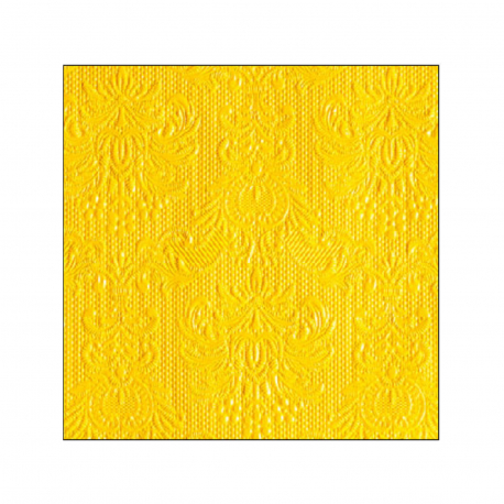 Ambiente χαρτοπετσέτες μικρές elegance yellow 25X25εκ. 15 τεμάχια (75g)