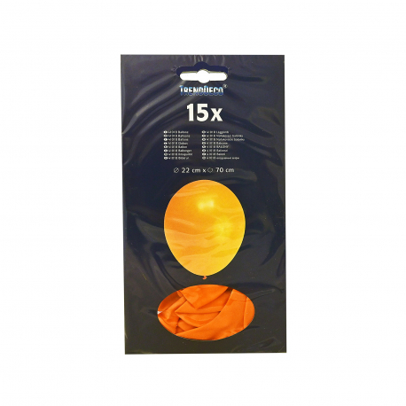 Kogler μπαλόνια K41018 πορτοκαλί (15τεμ.)