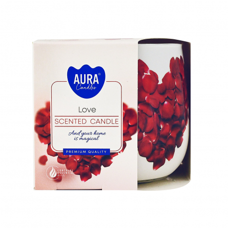 Aura κερί αρωματικό love No. 0201715