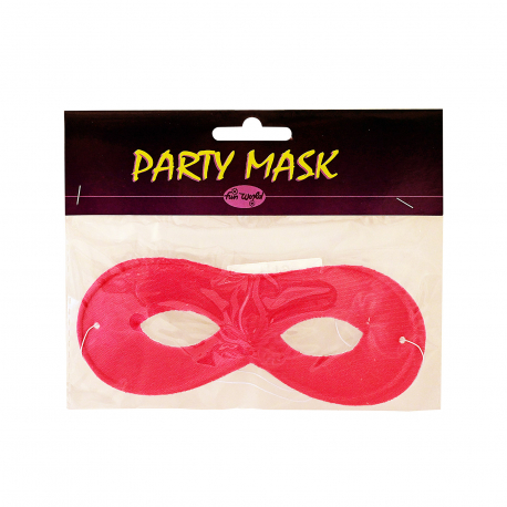 Party mask μάσκα αποκριάτικη 310 πολύχρωμη οβάλ φούξια
