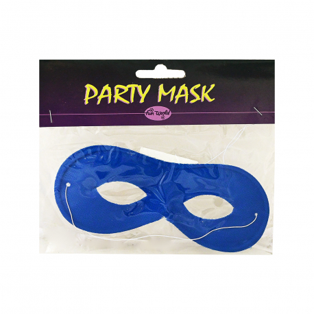 Party mask μάσκα αποκριάτικη 310 πολύχρωμη οβάλ μπλε
