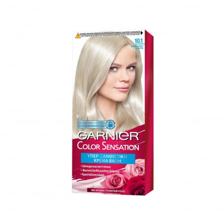 Garnier βαφή μαλλιών color sensation κατάξανθο σαντρέ Νο. 10.1 (110ml)
