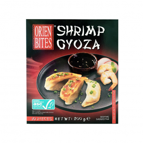 Orien bites ντάμπλινγκ κτψ shrimp gyoza - νέο προϊόν 10 τεμάχια (200g)