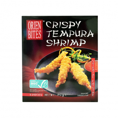 Orien bites γαρίδες πανέ κατεψυγμένες crispy tempura shrimp - νέο προϊόν (190g)