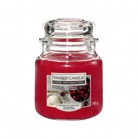 Yankee candles κερί αρωματικό cherry vanilla (340g)