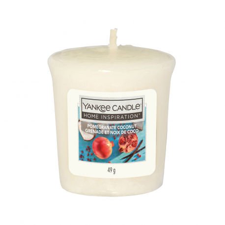 Yankee candles κερί αρωματικό pomegranate coconut (49g)