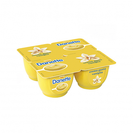 Danone επιδόρπιο ψυγείου γλύκισμα danette βανίλια (4x125g)