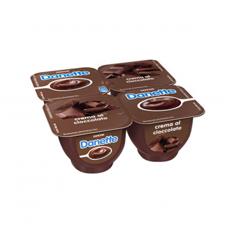 Danone επιδόρπιο ψυγείου γλύκισμα danette σοκολάτα (4x125g)