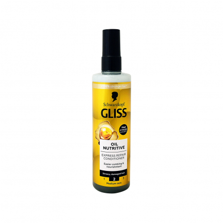 Schwarzkopf κρέμα μαλλιών spray gliss oil nutritive (200ml)