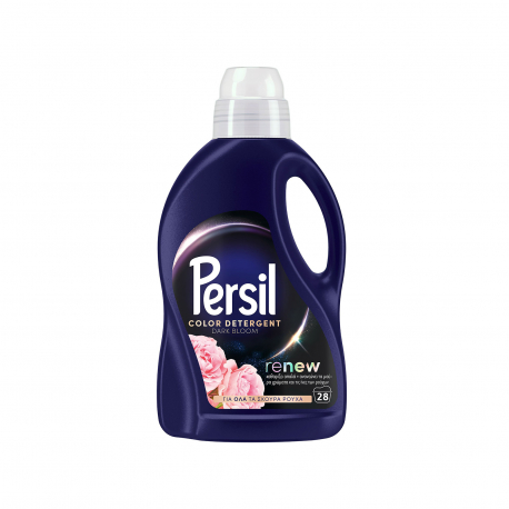 Persil υγρό απορρυπαντικό πλυντηρίου ρούχων renew dark bloom για σκούρα ρούχα 1,4lt (28μεζ.)