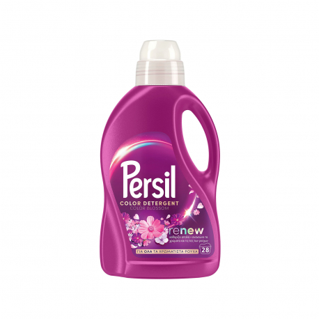 Persil υγρό απορρυπαντικό πλυντηρίου ρούχων renew color blossom για χρωματιστά 1,4lt (28μεζ.)