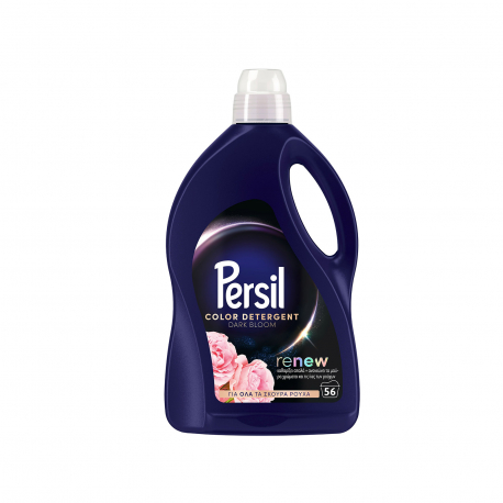 Persil υγρό απορρυπαντικό πλυντηρίου ρούχων renew dark bloom για σκούρα ρούχα 2,8lt (56μεζ.)