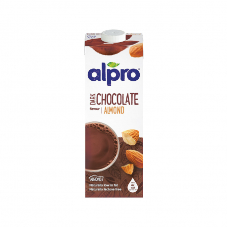 Alpro ρόφημα αμυγδάλου dark choco - χωρίς γλουτένη, χωρίς λακτόζη, vegan (1lt)