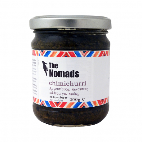The nomads σάλτσα chimichurri - νέο προϊόν, vegetarian (200g)