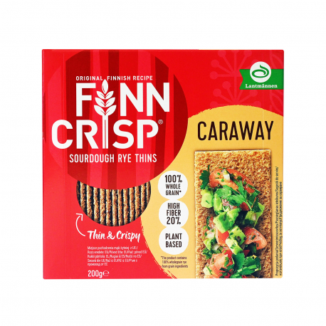Finn crisp φρυγανιές caraway - νέο προϊόν (200g)