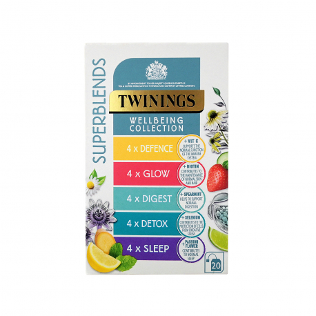TWININGS ΤΣΑΙ SUPERBLENDS WELL BEING COLLECTION (20φακ.)