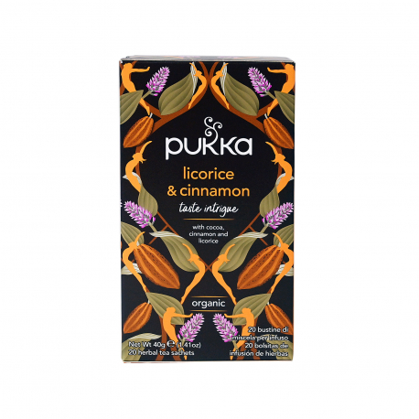 Pukka αφέψημα licorice & cinnamon - βιολογικό, νέο προϊόν (20φακ.)
