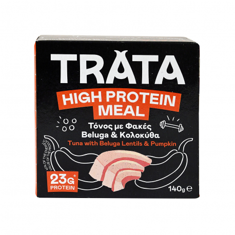 Trata τόνος high protein meal με φακές beluga & κολοκύθα - νέο προϊόν (140g)