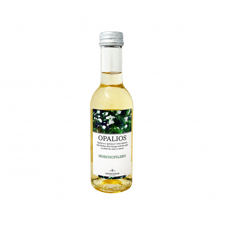 Διονύσιος wines κρασί λευκό ξηρό opalios μοσχοφίλερο - νέο προϊόν (187ml)