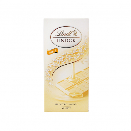 Lindt σοκολάτα λευκή lindor - νέο προϊόν (100g)