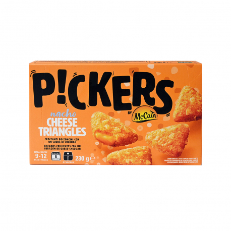 McCain μπουκιές κτψ pickers nacho cheese triangles - νέο προϊόν (230g)